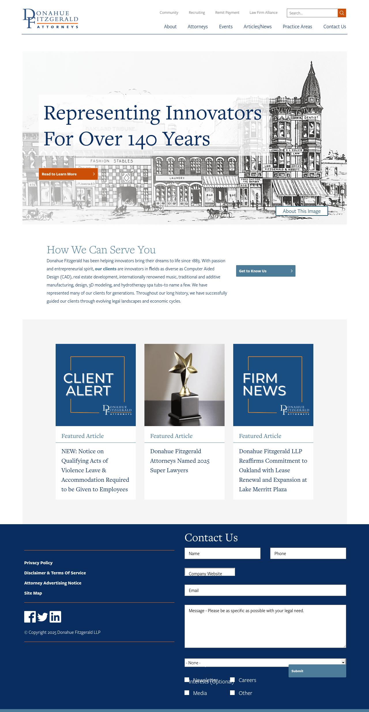 Donahue Fitzgerald LLP - Oakland CA Lawyers