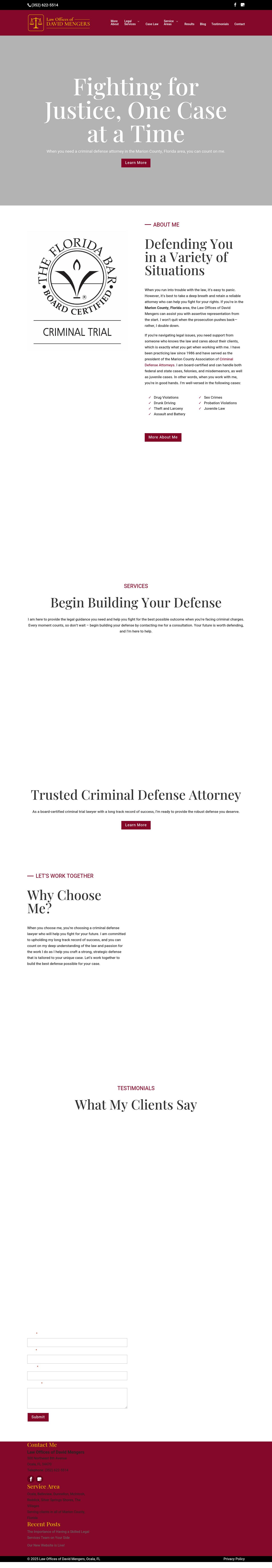 Law Office of David Mengers - Ocala FL Lawyers