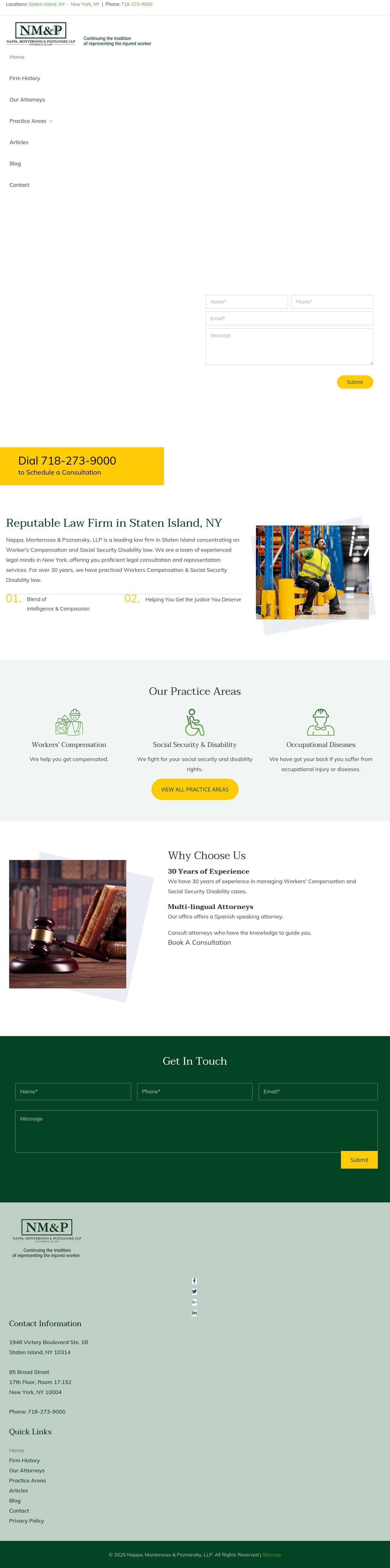 Law office of Jonathan H. Poznansky - Staten Island NY Lawyers