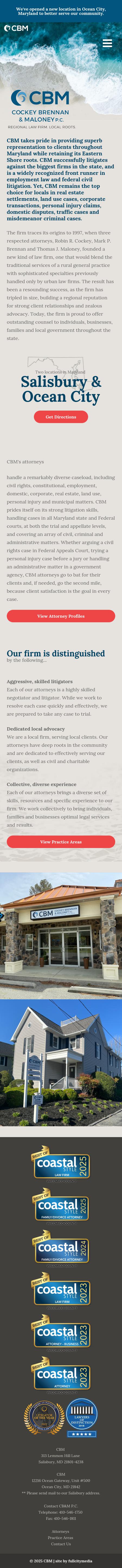 Cockey, Brennan & Maloney, P.C. - Salisbury MD Lawyers