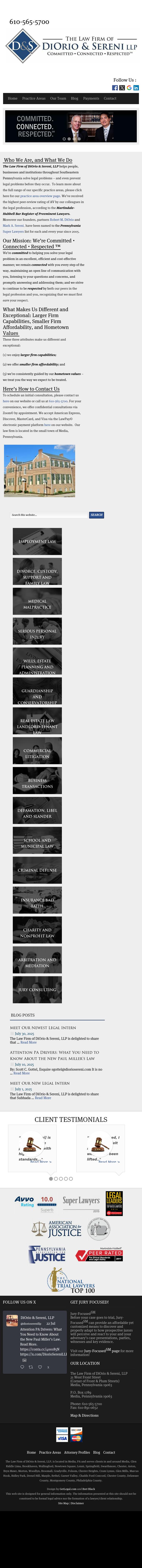 DiOrio & Sereni, LLP - Media PA Lawyers