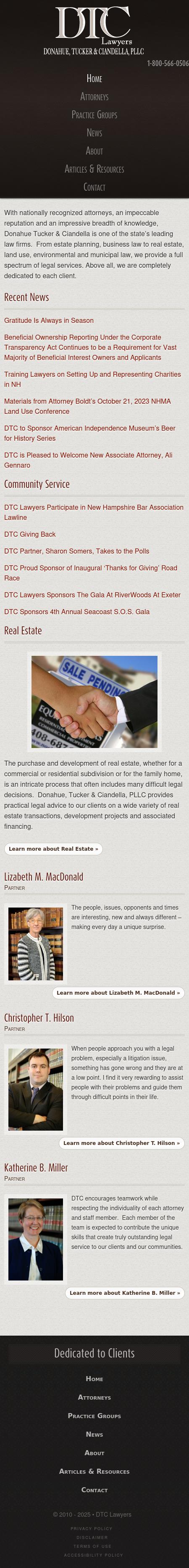 Donahue Tucker & Ciandella PLLC - Meredith NH Lawyers