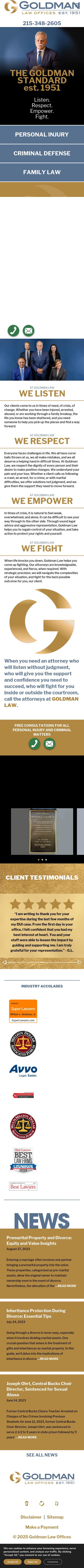 Goldman Law Offices - Doylestown PA Lawyers