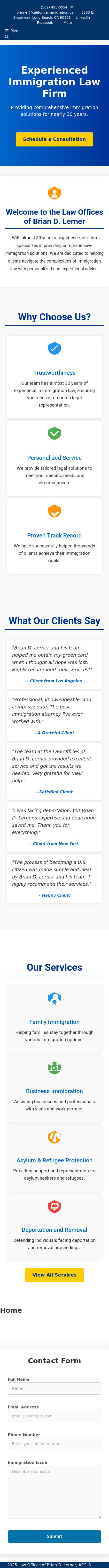 Law Offices Of Brian D. Lerner, A Professional Corporation - Los Angeles CA Lawyers