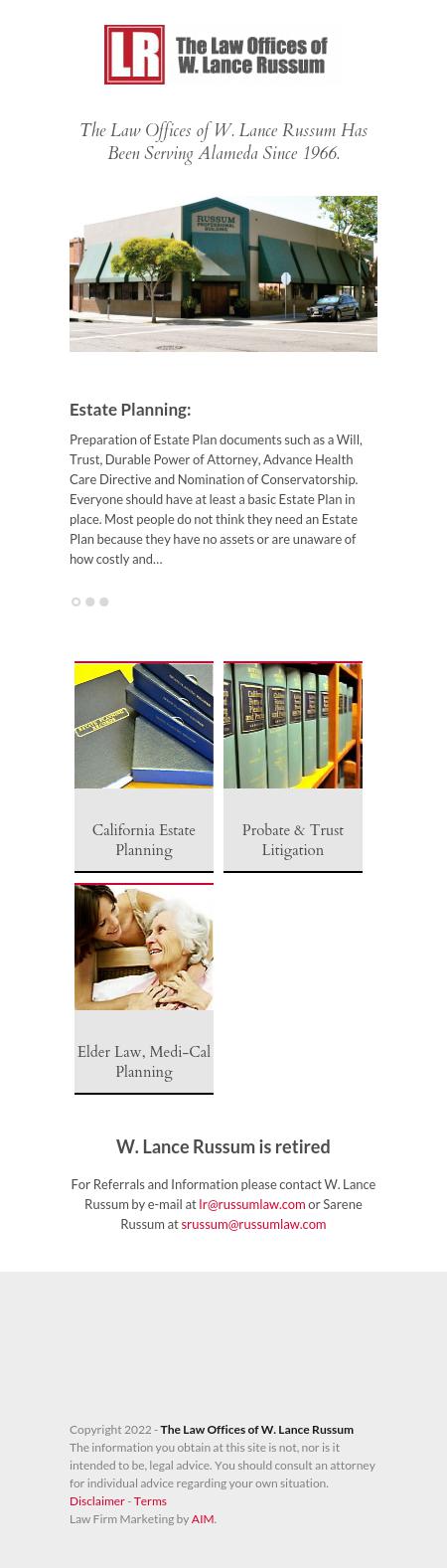Law Offices of W. Lance Russum, APC - Alameda CA Lawyers