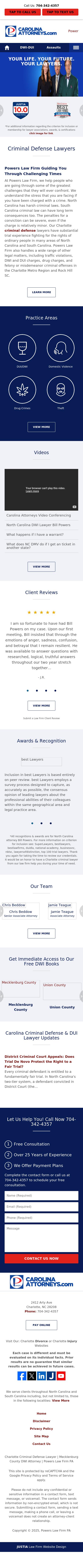 Powers McCartan, PLLC - Charlotte NC Lawyers