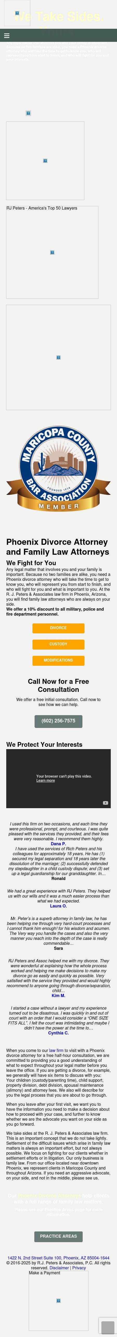 R.J. Peters & Associates PC - Phoenix AZ Lawyers