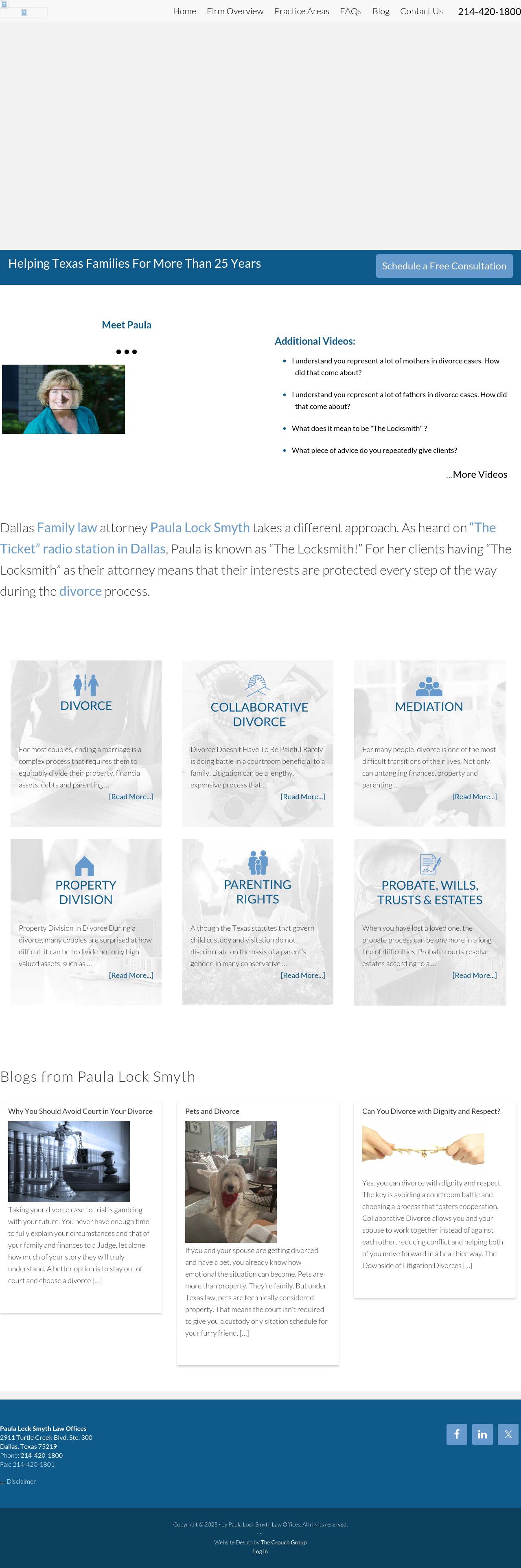 Paula Lock Smyth Law Offices - Dallas TX Lawyers