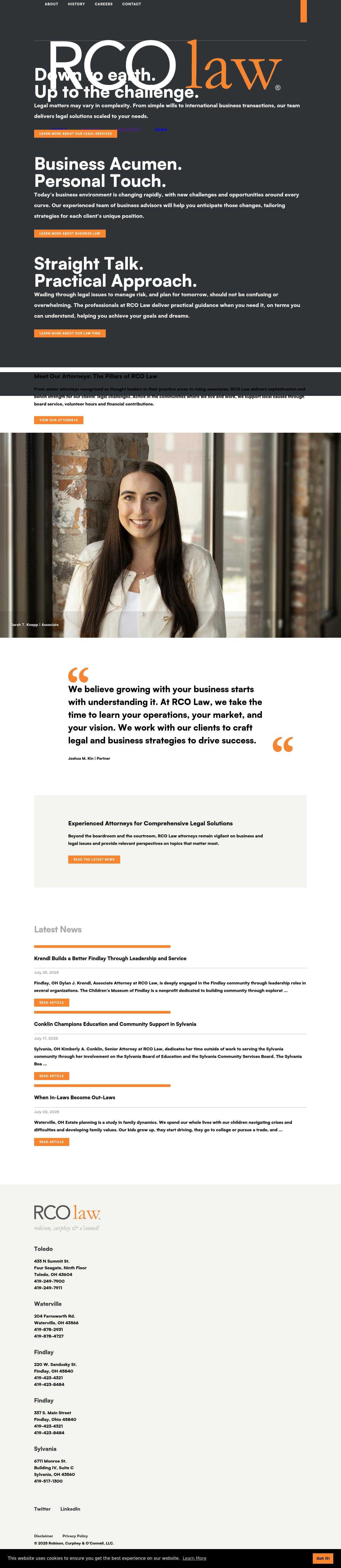 Robison, Curphey & O'Connell, LLC - Waterville OH Lawyers