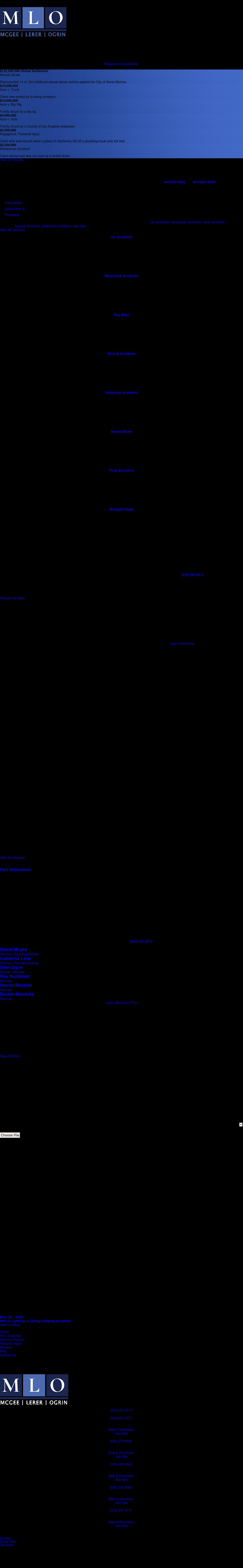McGEE, LERER & Associates - Santa Monica CA Lawyers