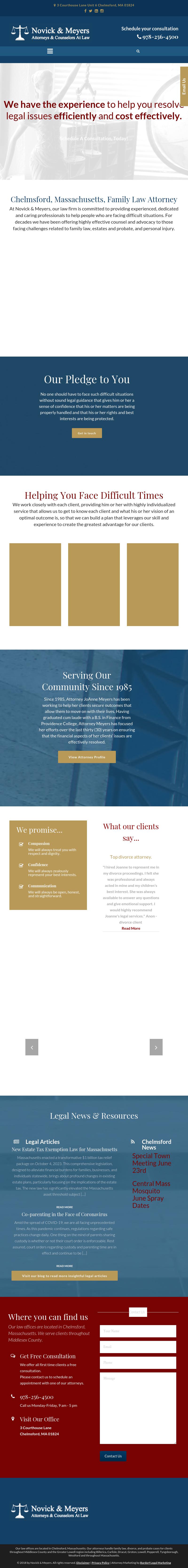 Novick & Meyers - Chelmsford MA Lawyers