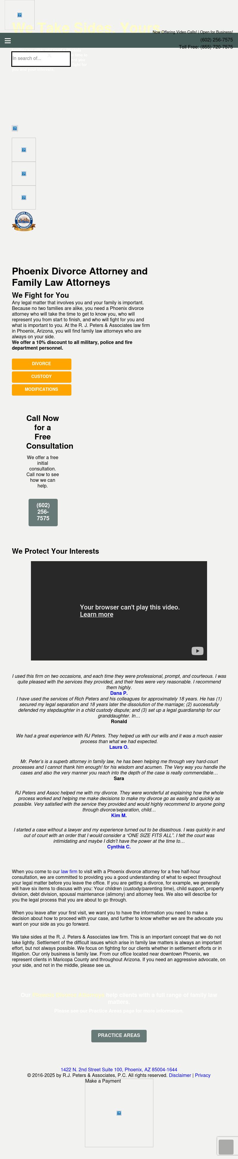 R.J. Peters & Associates PC - Phoenix AZ Lawyers