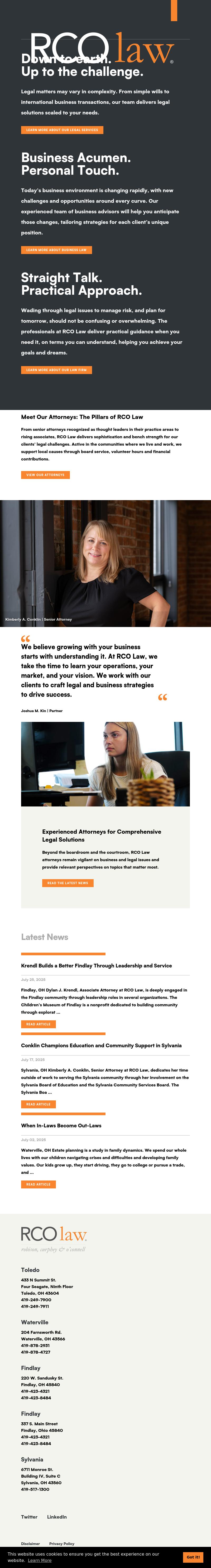 Robison, Curphey & O'Connell, LLC - Waterville OH Lawyers