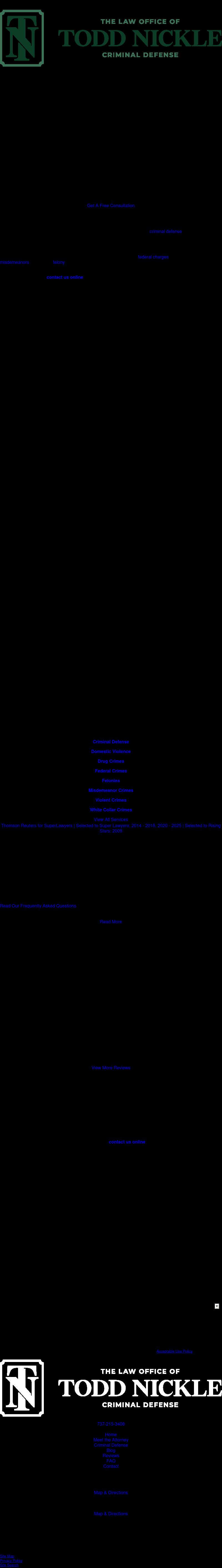 The Law Office of Todd Nickle - Austin TX Lawyers