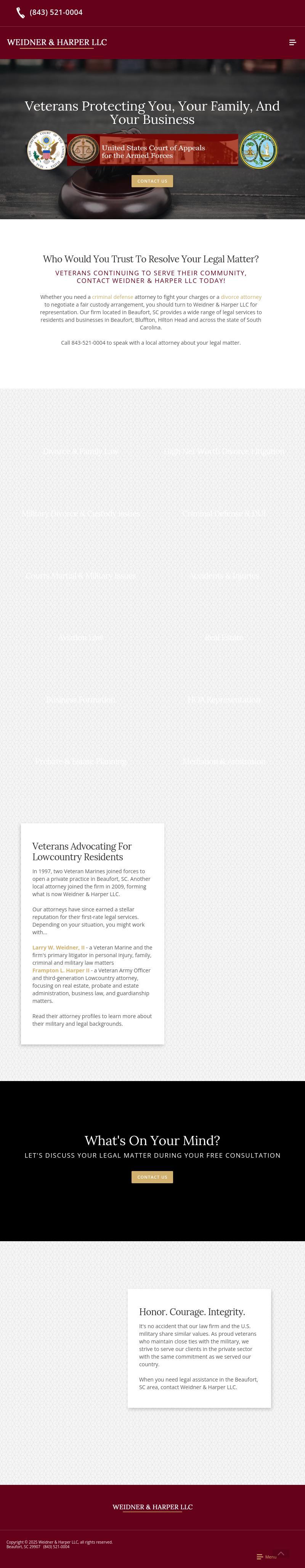 Weidner, Wegmann & Harper, LLC - Beaufort SC Lawyers