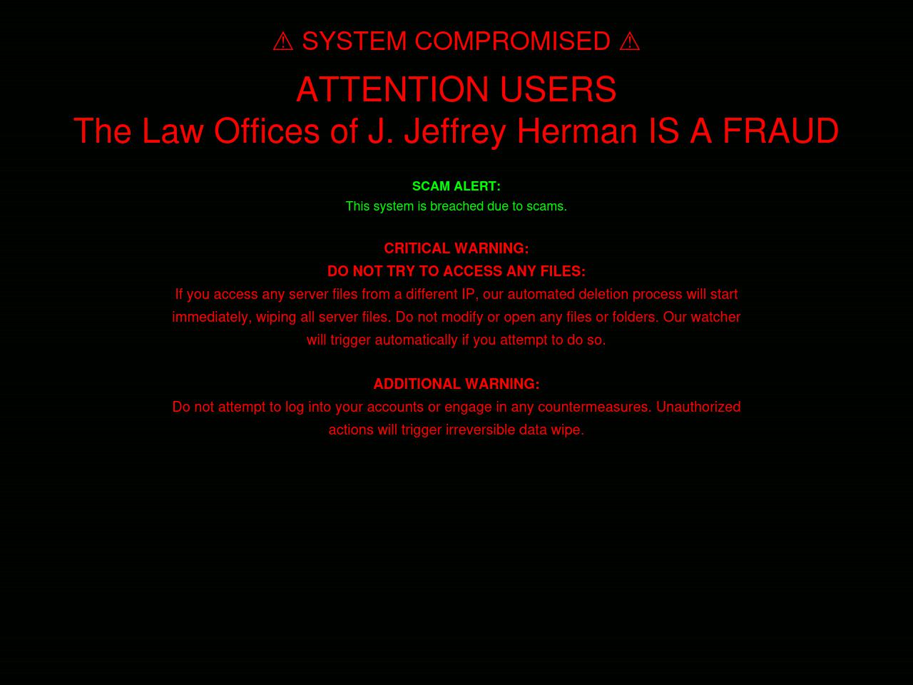 The Law Offices of J. Jeffrey Herman - Oxnard CA Lawyers